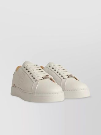 Philipp Plein leather low-top sneakers
