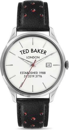 Ted Baker Laytonn 40mm - men - Calf Leather/stainless steel - One Size - White