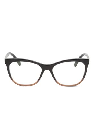 Chanel 2000-2020s cat-eye-frame glasses - Black