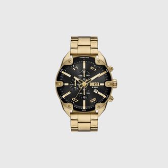Diesel Diesel Spiked Chronograph Gold-Tone Stainless Steel Watch - Timeframes - Man - Gold