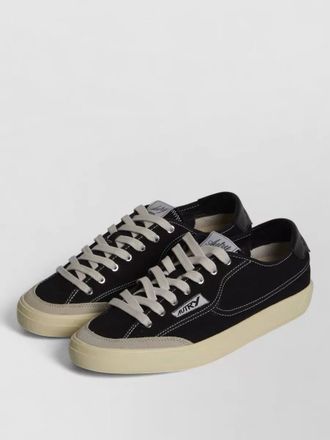 Autry windscape low top leather canvas sneakers
