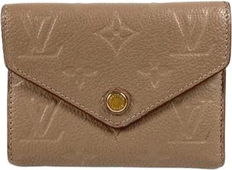 Louis Vuitton Pre-owned Wallets, female, Beige, Size: ONE SIZE Pre-owned Canvas Wallet