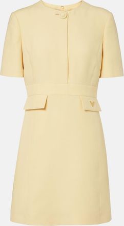 Valentino Crepe Couture VGold minidress