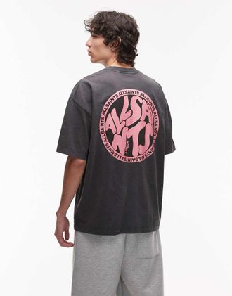 AllSaints Distortion - T-shirt nera-Nero