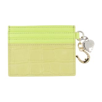 Vivienne Westwood Crocodile-Embossed Calfskin Card Case - Green