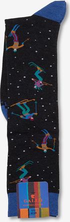 Gallo Hohe Socken aus Fantasiemusterstrick