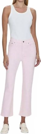 Pistola Denim Lennon High Rise Crop Boot Jeans In Blush