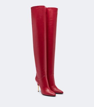 Valentino Garavani Botas mosqueteras Deboot de piel