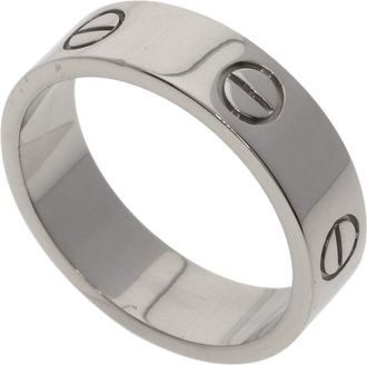 Cartier White Gold White Gold (18K) Band Ring (Pre-Owned)