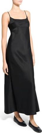 Theory Satin Slipdress in Black at Nordstrom Rack, Size 12