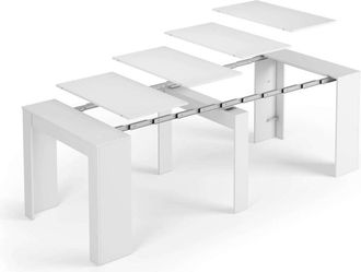 F.R.S. Frs - Mesa Comedor Paris 5 Posiciones. 90x50 Cm Extensible Hasta 237x90 Cm