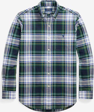 Polo Ralph Lauren Kariertes Oxford-Hemd Custom Fit Pony