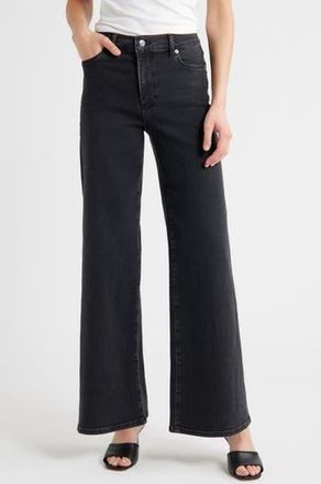 Frame Denim Le Slim Palazzo High Waist Wide Leg Jeans in Destroyer at Nordstrom Rack, Size 31