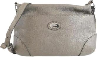 Fendi Pre-owned Cross Body Bags, female, Gray, Size: ONE SIZE Pre-owned Vintage Cross Body Bag