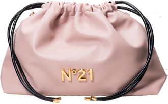 N&deg;21 Cross Body Bags, female, Pink, Size: ONE SIZE Soft Nappa Leather Pouch Bag