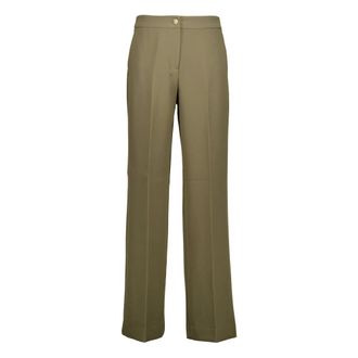Nenette Effimero Wide Broeken - Dames - Broeken - Groen - Maat: XL Leer