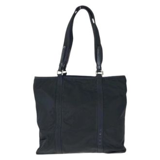 Prada Pre-owned Tessuto Nylon 2way Tote Bag - Dames - Vintage Shopper - Zwart - ONE Size - Nylon - Vintage
