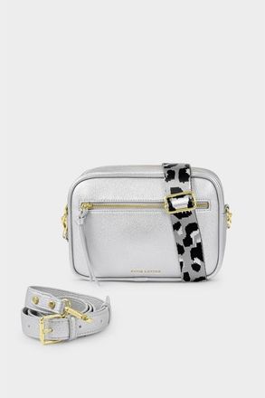 Katie Loxton Hallie Crossbody Bag in Silver at Nordstrom