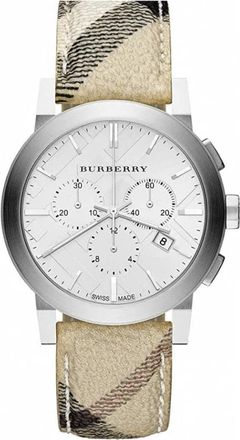 Burberry Bu 9360 Horloge - Heren - Horloges - Grijs - ONE Size - Accessoires