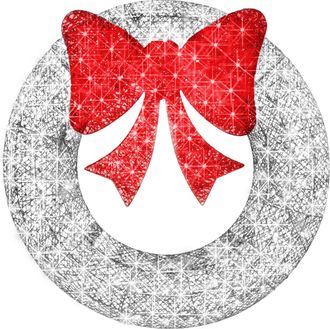 Best Choice Products 48in Pre-Lit Outdoor Christmas Wreath, LED Metal Holiday D&eacute;cor w/ 140 Lights, Bow