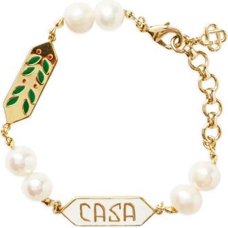 Casablanca Laurel armband met parel - Goud