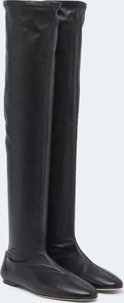Toteme Botas mosqueteras de piel