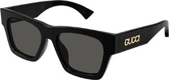 Gucci Square Full Rim Sunglasses - Black