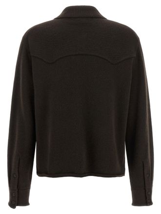 Guest In Residence Western-Inspired Cashmere Shirt - Brown