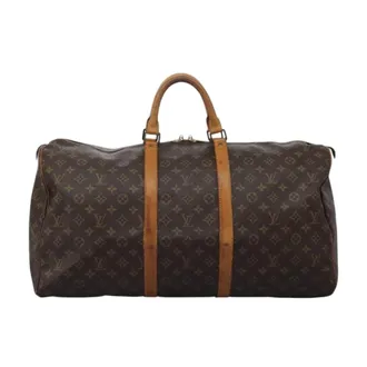 Louis Vuitton Pre-owned Weekend Bags, female, Brown, Size: ONE SIZE Pre-owned Vintage Monogram Keepall Duffle Bag