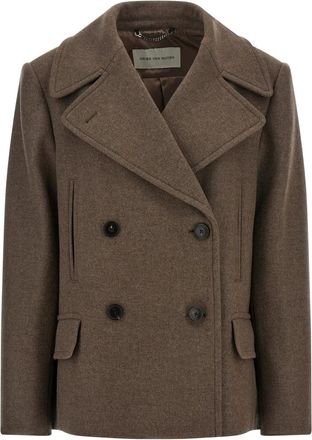 Dries Van Noten Dames, Mantels, Bruin, Maat: XS Katoen