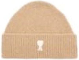 Ami Quota Muts met Ami de Coeur - Dames - Hoeden - Beige - ONE Size - Accessoires