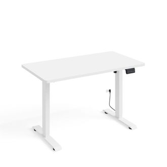 Petits Meubles Escritorio el&eacute;ctrico 120 cm paneles laminados blanco mate