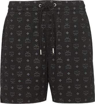 MCM Shorts con monogramma - Nero