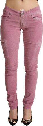 Acht Low Waist Skinny Denim Cargo Jeans