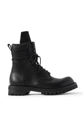 Rick Owens Leather Boots