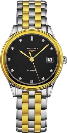 Longines Mens Flagship Diamond Watch, Circa 2020s
