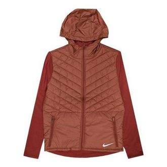 Nike Mens Nike Sports Hooded Zipper Brick Red CJ5475-250