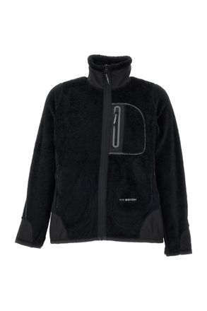And Wander Black Polartec High Loft Fleece Jacket