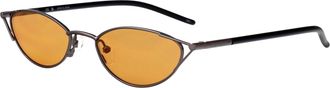 Alexander McQueen Womens Sunglasses Am0563s Grey Metal