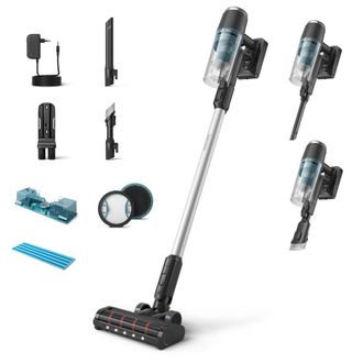 Philips Aspiradora Inal&aacute;mbrica Philips Serie 3000 Negra 60 Min