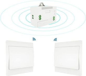 OEM Interrupteur Sans Fil - Auto-aliment&eacute; - Rf433 Mhz - 110-220 V - Pour &Eacute;clairage Int&eacute;rieur - Kit Complet &times;1