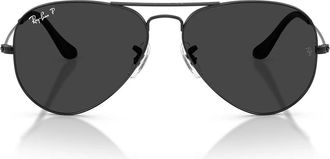 Ray-Ban Sunglasses Rb3025 928648 Aviator Black/Black Unisex Polarized