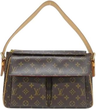 Louis Vuitton Pre-owned Shoulder Bags, female, Brown, Size: ONE SIZE Pre-owned Viva Cite GM Shoulder Bag