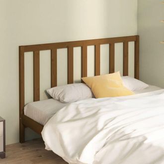 vidaXL Testiera per Letto ambra 141x4x100 cm in Legno Massello di Pino - Vidaxl