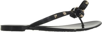 Valentino Garavani Sandals - Thong Summer Rockstud Sandals - black - Sandals for ladies