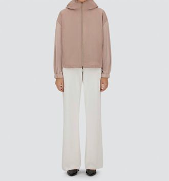 Herno Fresh Stretch Viscose And New Techno Taffeta Jacket In Powder Pink