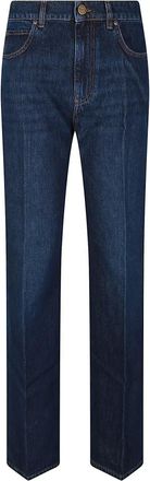 Pinko Pinko, Jeans, Dames, Blauw, W29, Denim, Wanda Wijde Pijpen Jeans