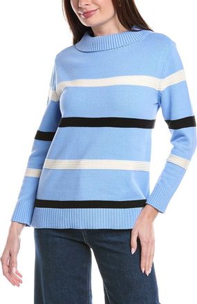 Jones New York Folded Mock Neck Sweater
