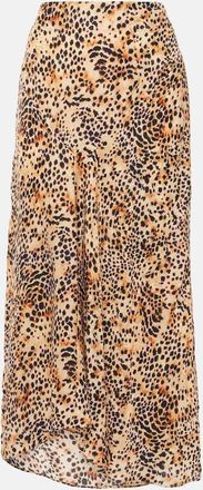 Isabel Marant Lisanne satin maxi skirt