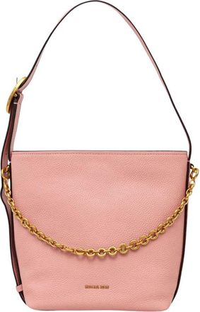 Michael Kors Nolita Small Pebbled Leather Bucket Tote - Dames - Schoudertassen - Roze - ONE Size - Leer - Tassen